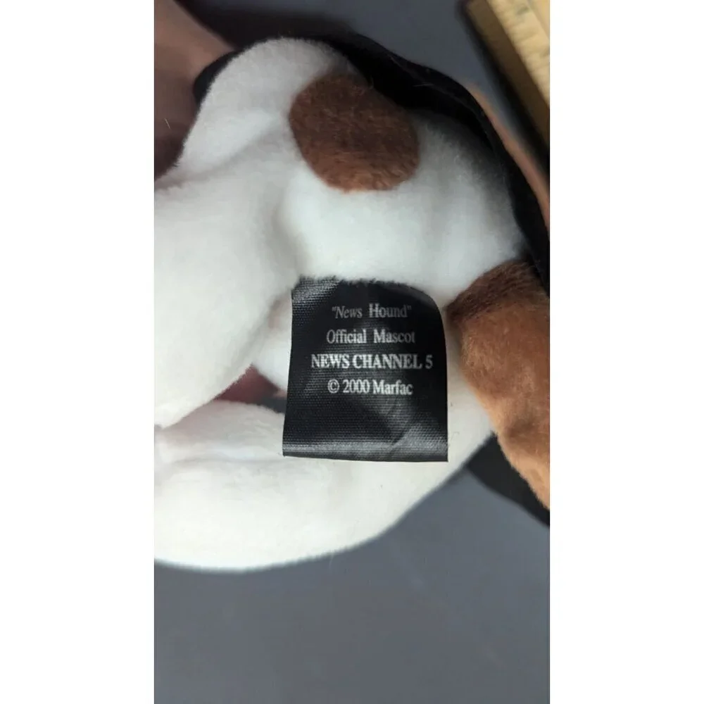 News Channel 5 Plush Dog Toy News Hound‎ Official Mascot 2000 Marfac